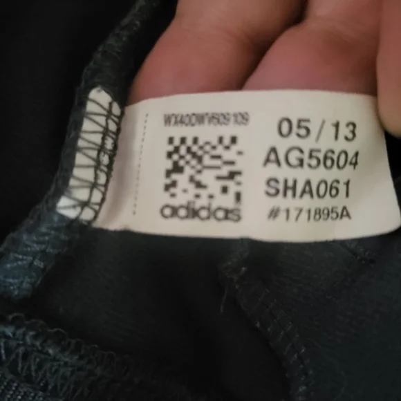 Kids Adidas Gray and Green Track Jacket - Picture 5 of 7